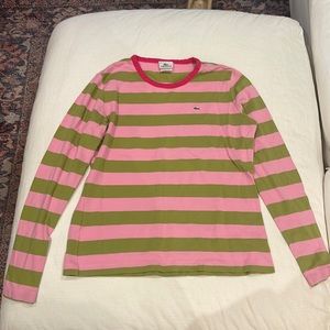 LACOSTE - Striped long sleeve shirt - Size 46